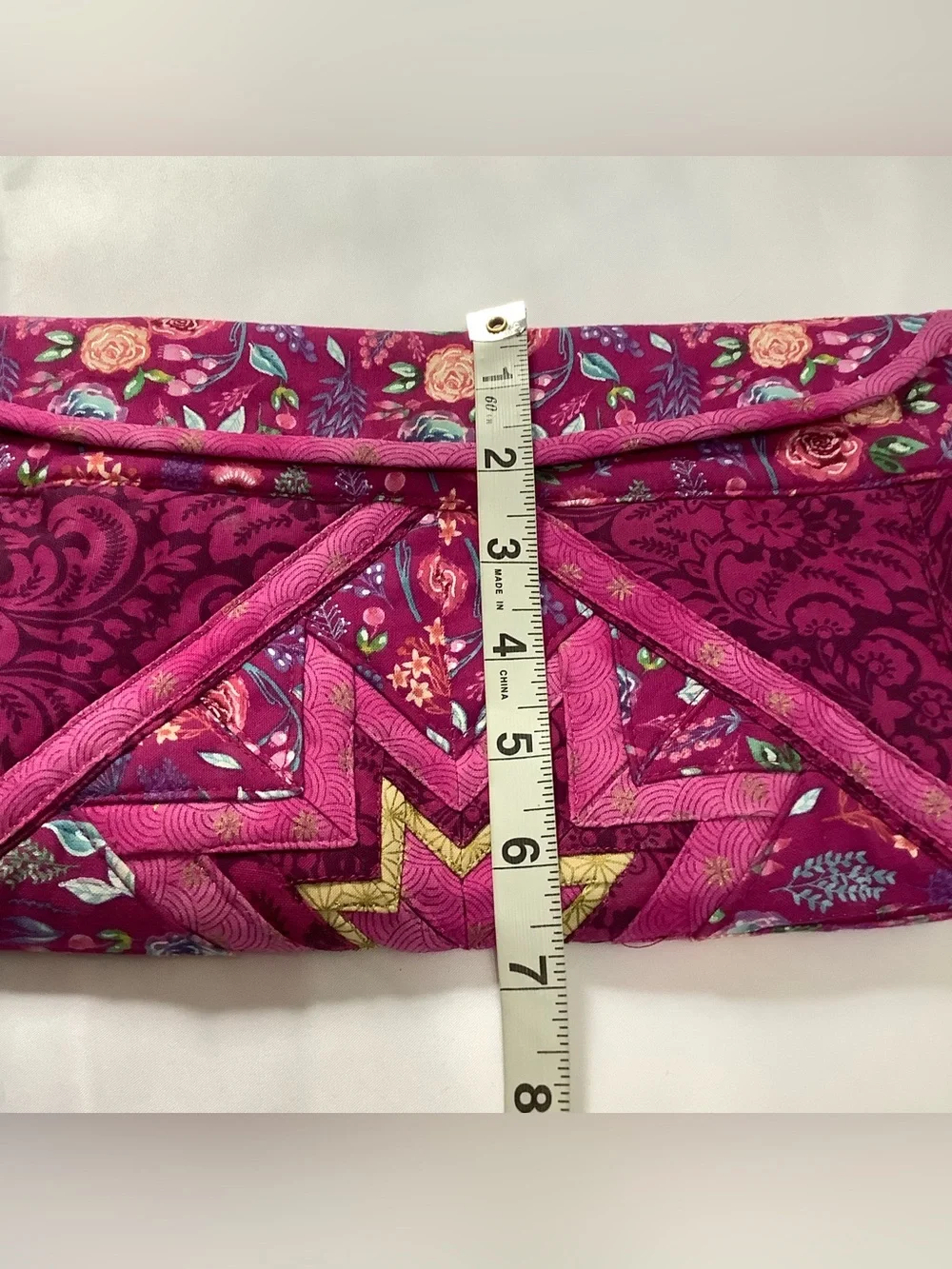 Handmade Quilt make up bag NEw No tags.